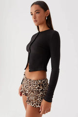 Minimalist Button Cardigan