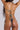 Metal Halter Blue Brown Color Block Bikini Set Secondary image
