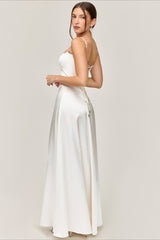 Elegant Cami Backless Maxi Party Dress