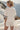 Casual Colorblock Striped V Neck Knit Shorts Set Secondary image