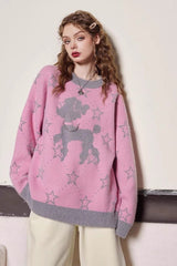 Relaxed Fit Cozy Crewneck Sweater