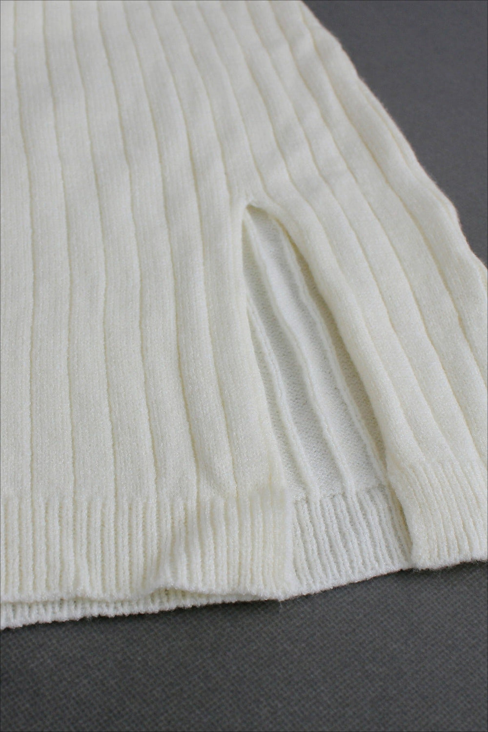 Sleeveless Round Neck Knit Sweater Dress