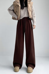 Plush Heavyweight Draped Knit Pants
