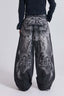Vintage Printed Ripped Washed Baggy Streetwear Jeans