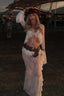 Ruffle Lace Sheer Bell Sleeve Boho Skirt Set