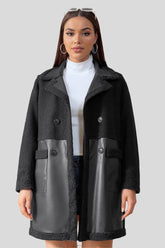 Vintage Plush Lined Reversible Overcoat