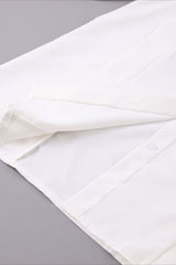 Elegant Structured Shoulder Blouse