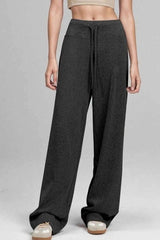 Loose Wide Leg Slimming Versatile Knit Pants