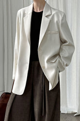 Split Back Relaxed Fit Blazer