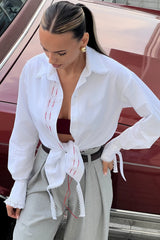 Long Sleeve Lace Blouse