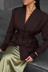Elegant Long Sleeve Blazer