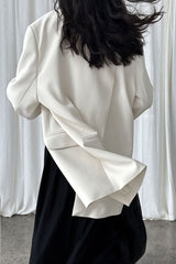 Split Back Relaxed Fit Blazer