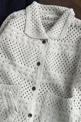 Openwork Knit Cardigan