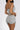Grey Ruched Ruffle Trim Cami Shorts Set Secondary image
