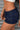 Contrast Stitch Low Rise Foldover Waist Fitted Shorts Secondary image