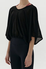 Quick Dry Cropped Backless Sun Protection Tee