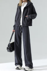 Fleece Lined Relaxed Knit Pants