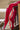 Red Typography Panel Zip Pocket Pants Secondary image