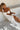 White Ruched High Slit Three Piece Swim Set Secondary image