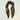 Brown Abstract Print Slanted Edge Long Neck Scarf Secondary image