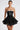 Contrast Bustier Lace-up Back Cocktail Dress Secondary image