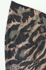 Sheer Chiffon Leopard Print Bikini Maxi Skirt Set