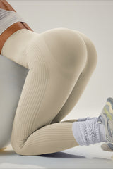 High-Waisted Quick-Dry Sculpting Workout Leggings