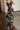Printed Ruffle Detail Slim Long Floral Dress Secondary image