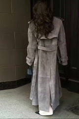 Belted Trench Casual Overcoat