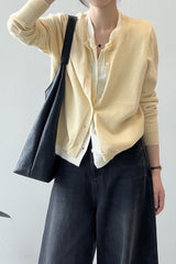 Color Block Layered Cardigan