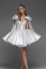 Stylish Tulle Spaghetti Strap Short Mini Dress