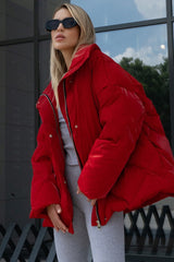 Loose Fit Quilted Cotton Jacket