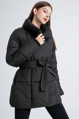 Longline Design Puffer Jacket