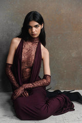 Sexy Cut Out Bodycon Maxi Dress