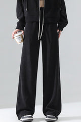 Fleece Lined Relaxed Knit Pants