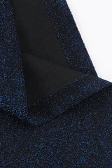 Glitter Strapless Sash Mini Dress