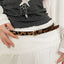 Vintage Leopard Print Waist Belt