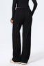 Relaxed Straight Leg High Waist Knit Pants