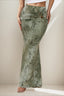 Retro Printed Chic Slim Long Skirt