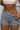 Striped Fold Over Waist Casual Shorts Secondary image