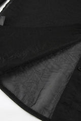 Elegant Sheer Long Sleeve Blouse