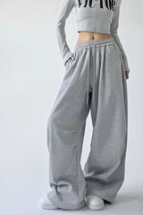 High Waist Sweatpants Knit Pants