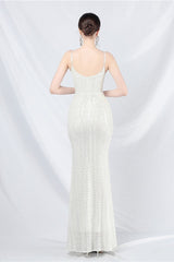 Elegant Sequin Cami Maxi Dress