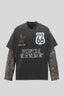 Route 66 Graphic Camo Layered Long Sleeve T-Shirt