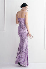 Intricate Beadwork Figure Hugging Gown Formal Dress
