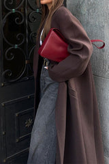 Blazer Lapel Long Jacket Style Overcoat