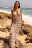Crochet Knit Beach Cover Up Boho Dress