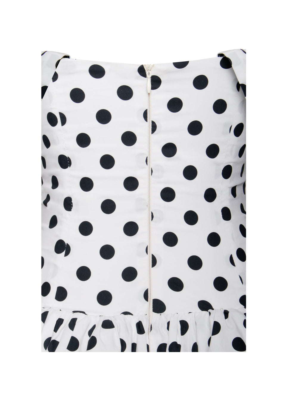 Umika Polka Dots Charming Bubble Hem Mini Dress Dresses