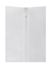 Umika White Bubble Charming Hem Mini Dress Dresses