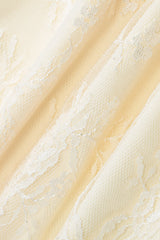 Strapless Rhinestone Cutout Heart Lace Bodycon Mini Dress